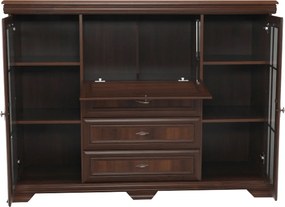 vitrines szekrény billenőajtós bárszekrénnyel, samoa king, KORA KK6