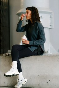 Lila rozsdamentes acél ételtartó termosz 400 ml Legendary Food Jar + Spork Purple Smoke – Stanley