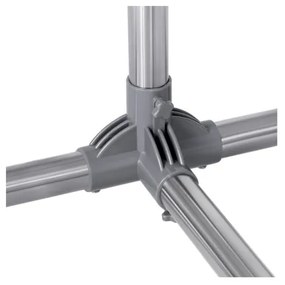 Mobil álló fogas LINEA, ezüstszínű