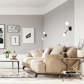 Fali lámpa JOY 2xE14/40W/230V fekete/arany