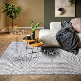 Világosszürke szőnyeg 80x120 cm Panglao New York Light Grey – Elle Decoration