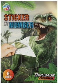 Dinoszaurusz Expedition puzzle matrica szett