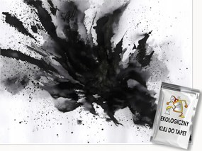 Fotótapéta Absztrakt Fekete-fehér Hálószoba Nappali Tapéta Flizelina 300x210