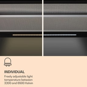 Klarstein Mariana Neo 60, kihúzható páraelszívó, 60 cm, 640 m³/ó, elszívás, LED