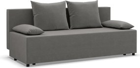 Nobu kanapé, bársony, világosszürke