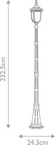 Elstead Lighting Cleveland CL5-M Utcai lámpa 1x60W/E27 IP44