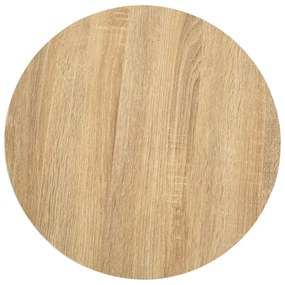 Világosbarna MDF bisztróasztal 40 cm