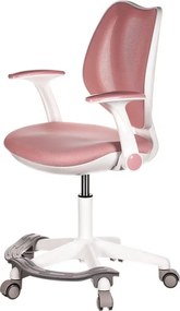 Gyermek szék, magasságállítható, rózsaszín hálós, KA-C806 PINK