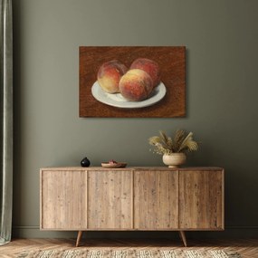 Kép - Henri Fantin-Latour, Three Peaches on a Plate, reprodukciók (90x60 cm)