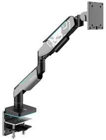 Monitortartó LED RGB 49", szürke-fekete: Diablo X-Arm