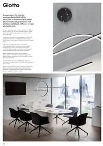 Redo 01-1737 - GIOTTO LED/56W/230V állítható fekete függeszték