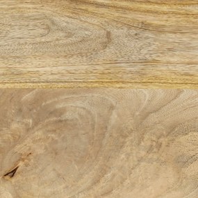 tömör fehérített mangófa konzolasztal 110 x 30 x 75 cm