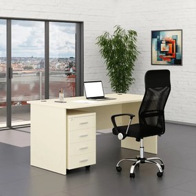 Irodabútor szett SimpleOffice 1, 160 cm, nyír