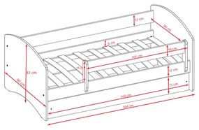 Ourbaby Loki fehér 140x70 cm