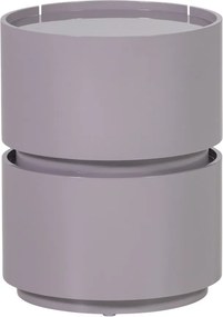 Világosszürke fényes éjjeliszekrény Lunex – WOOOD