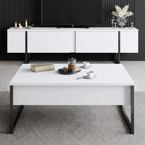 Dohányzóasztal Luxe - White, Black