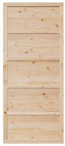 Pajtaajtó Természetes 100 x 208 cm Tömör fenyőfa