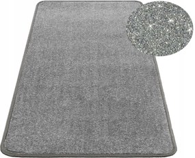 Gloss Szőnyeg 040X60 Szürke+ezüst Szál Fényes