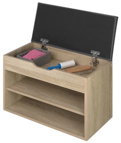 Intenso cipőpad / cipőtároló - 60 cm (sonoma tölgy)