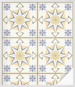 Szélvédőfólia Ablak Adatvédelem Geometrikus csillagok 100x116 cm