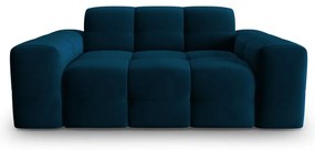 Sötétkék bársony kanapé 156 cm Kendal – Micadoni Home