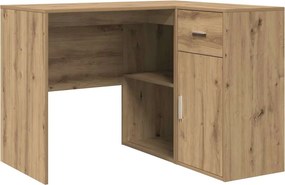 vidaXL Sarokíróasztal fiókkal Artisan tölgy 102 x 88 x 75 cm