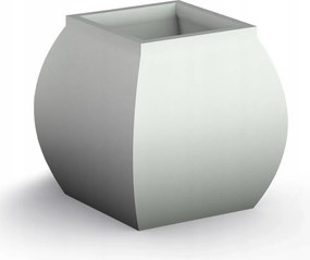 Mars kerti nagy virágtartó 51x46 cm, fagyálló, felső része fehér