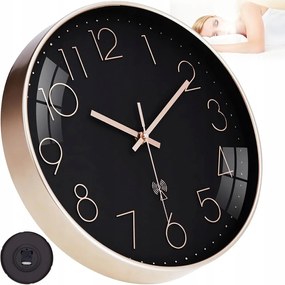 Falióra, 30 CM, Csendes És Érinthetetlen, Kerek Elemes Falióra