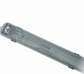 Hermetikus Led lámpatest 150cm 1xT8 IP65 Ecolight Szürke/Átlátszó