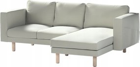 Dekoria Norsborg 3 személyes kanapé huzat Ikea székkel zöld