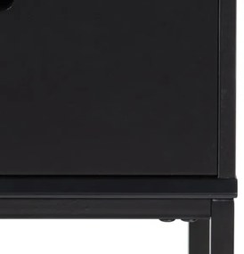 CARLY éjjeliszekrény antracit színben