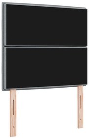 Fejtámla Csíkos Design Világosszürke 80 cm Szövet