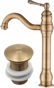 Old Retro mosdó csaptelep, sárgaréz