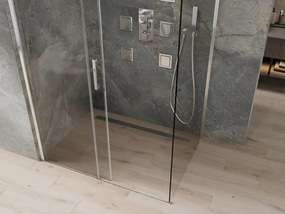 Mexen Omega tolóajtós zuhanykabin 100 x 80 cm, átlátszó, króm - 825-100-080-01-00