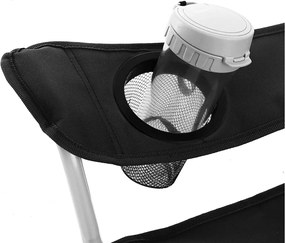 ROVER kempingszékek, 2 db-os szett, fekete SongmicsHome