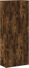vidaXL füstös tölgy színű szerelt fa irattartó szekrény 60x32x153 cm