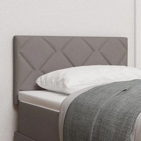 LED Fejtámla Gyémánt Blokk Design Taupe 80 cm Szövet