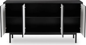Komoda MARLEN 155 cm Czarna