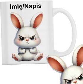 vicces Bögre Gonosz Nyuszi Név Felirat Ajándék 330ml Csomagolás