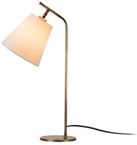 Fehér-bronzszínű asztali lámpa (magasság 67 cm) Salihini – Opviq lights