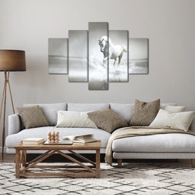 Kép - Fehér ló (150x105 cm)