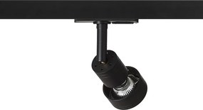 RENDL PURINA egyáramkörös sínre fekete 230V LED GU10 8W