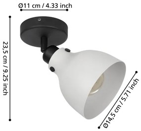 Eglo 43827 - Spotlámpa MATLOCK 1xE27/40W/230V