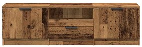 TV szekrény Régi fa 140x35x40 cm Gépelt fa