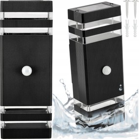 Kültéri fali lámpa Led Pir mozgásérzékelő 2xGU10 Homlokzati