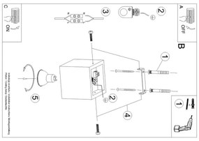 Sollux SL.0493 - Spotlámpa QUAD 1xGU10/10W/230V fa