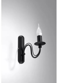 Fali lámpa MINERWA 1xE14/40W/230V fekete