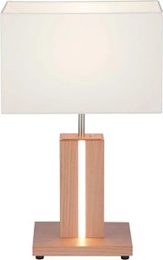 Leuchten Direkt 11421-78 - LED asztali lámpa AMANDA 1xE27/40W/230V + LED/5W