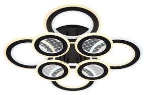 LED Dimmelhető felületre szerelhető csillár LED/200W/230V 3000-6500K + távirányítás