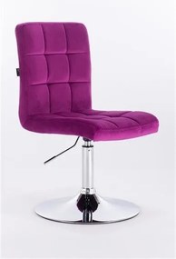 HR7009N Fukszia modern velúr szék